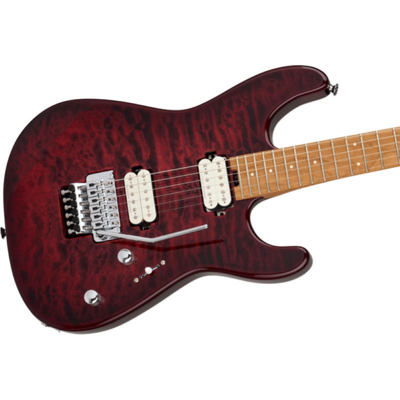Charvel Pro-Mod Plus San Dimas® Style 1 HH FR CM, Carmalized Maple Fingerboard, Sangria Burst