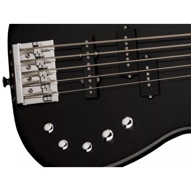 Charvel Pro-Mod San Dimas® Bass PJ V, Caramelized Maple Fingerboard, Metallic Black