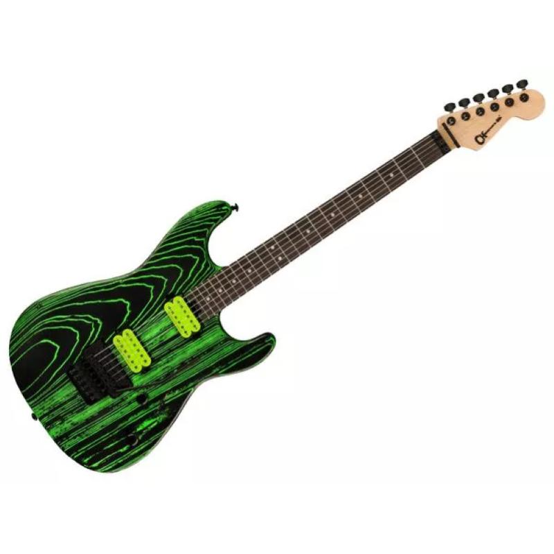 Charvel Pro-Mod San Dimas® Style 1 HH FR E Ash, Ebony Fingerboard, Green Glow