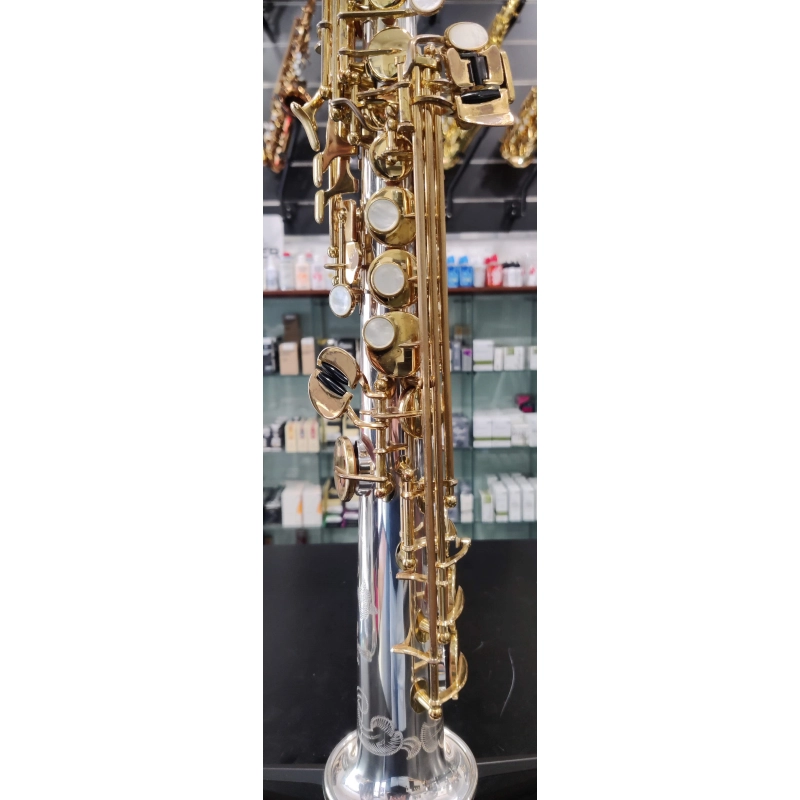usato Yanagisawa S9930 Sax Soprano in Argento Massiccio