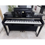 usato Yamaha CLP380PE Pianoforte Digitale con Mobile Nero Lucido