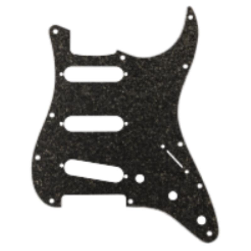 Fender Hybrid Glass/Glitter Stratocaster® S/S/S Pickguard, Dark Gray Sparkle