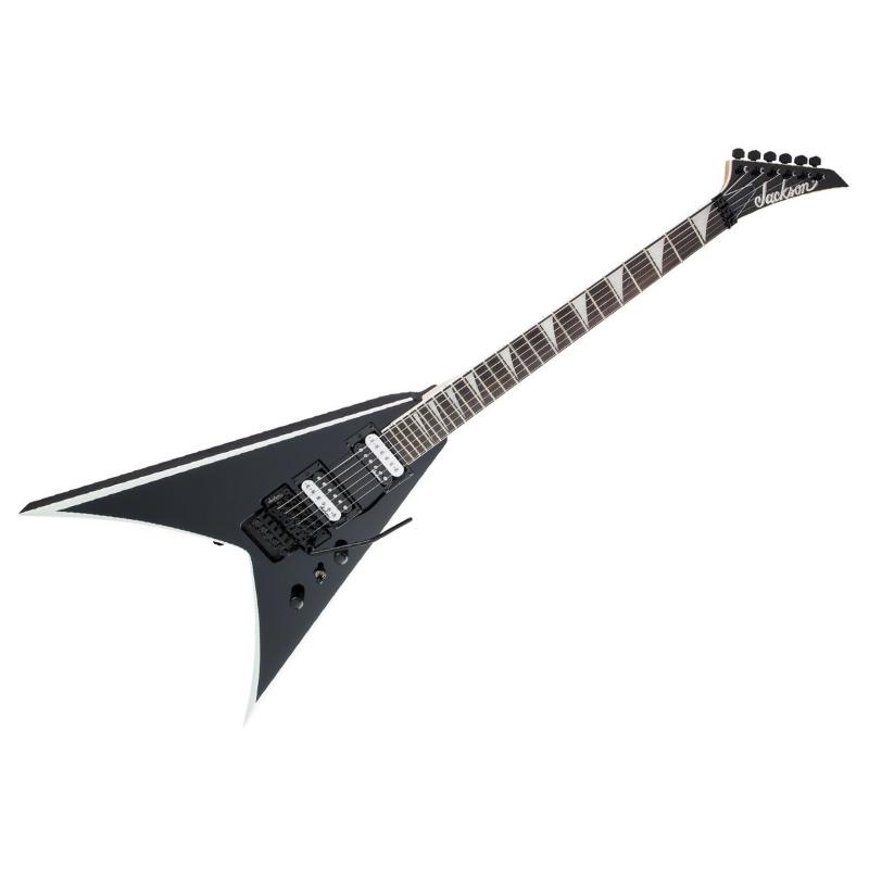 Jackson JS Series King V™ JS32 Black with White Bevels 2910124572