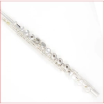 Florian FL101 Flauto Traverso Argentato Fori Aperti Offset Mi snodato