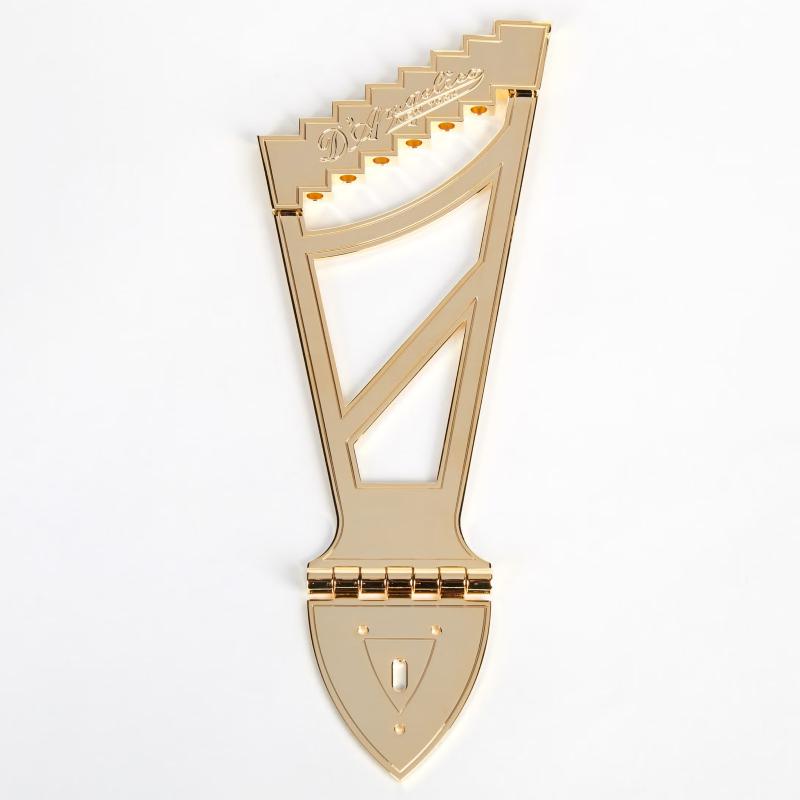 Cordiera Attaccacorde D'Angelico 6LSSTGLD Signature Stair Step Tailpiece