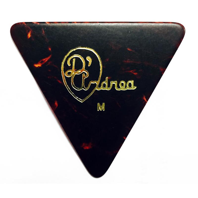 DAndrea Plettri 0,71 Triangolo Celluloid Shell Refil 72pcs Busta 72 plettri Celluloid Shell