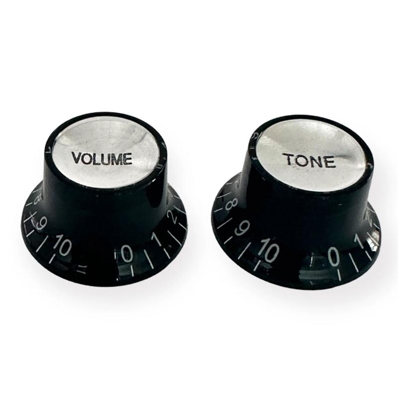 AXLABS Knob SG Style black/white font Volume Tone Set Knob 1x Volume 1x Tono