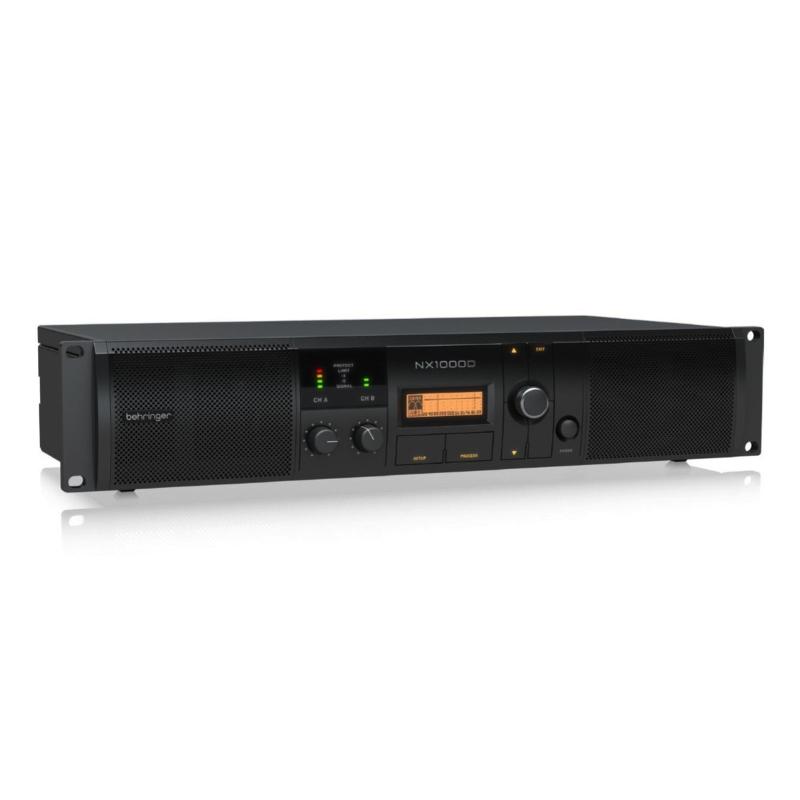 B-Stock Behringer NX1000D Amplificatore con DSP e Compensazione Automatica dell'Impedenza 1000W