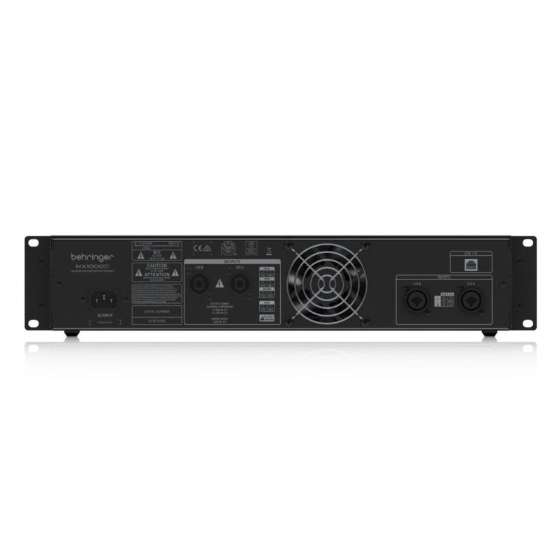 B-Stock Behringer NX1000D Amplificatore con DSP e Compensazione Automatica dell'Impedenza 1000W