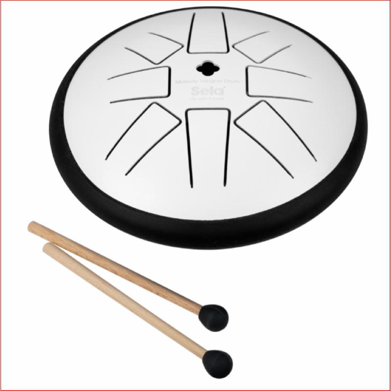 Sela SE363 Hand Pan 8 note 6" G Minor White Pentatonic, 8 note