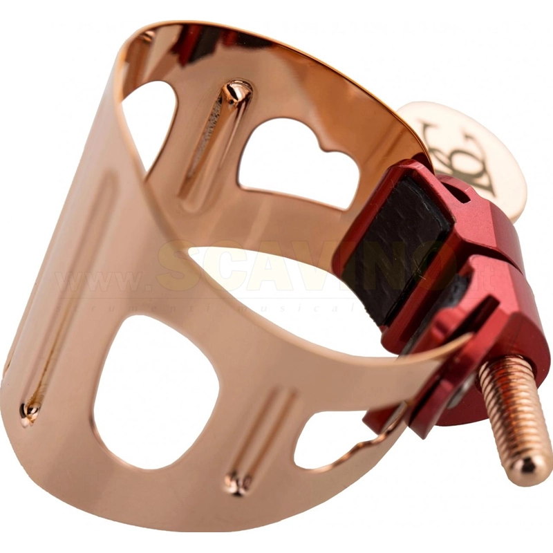 BG LD9 Duo Rose Gold Plated Legatura per Clarinetto e Sax Alto