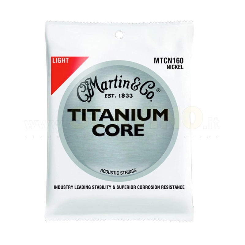 Martin MTCN160 Strings,Titanium/Nckl 160