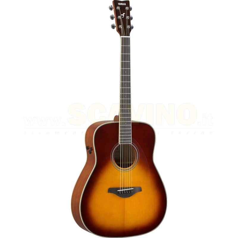 YAMAHA FGTA BS chitarra acustica finitura brown sunburst