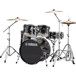 YAMAHA RDP0F5BLGCPSET Rydeen Standard Black Glitter + piatti Paiste 101