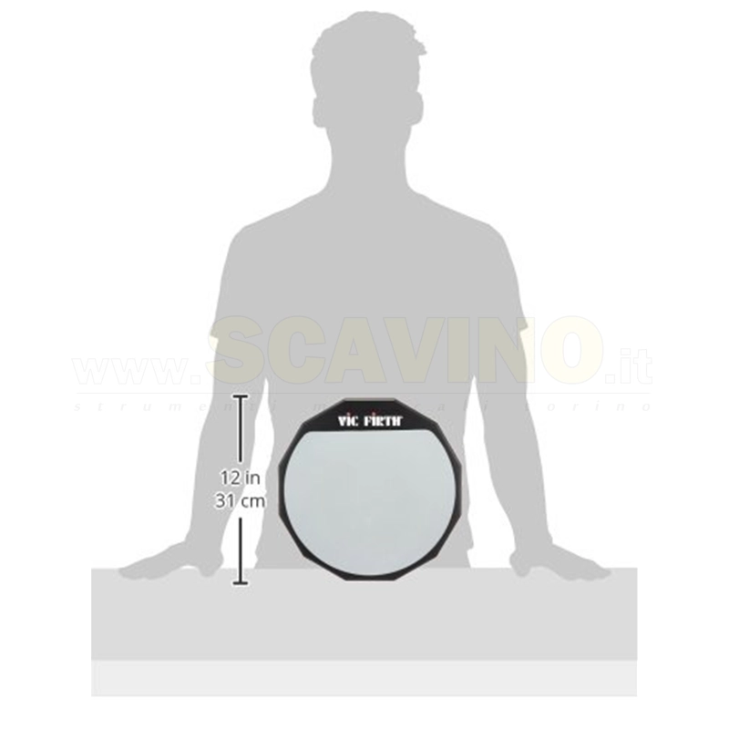 Vic Firth PAD12 Practice Pad Allenatore