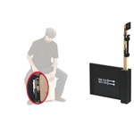 Schlagwerk HECK 75 - Heck Stick - jingle stick c/piastra di montaggio per cajon