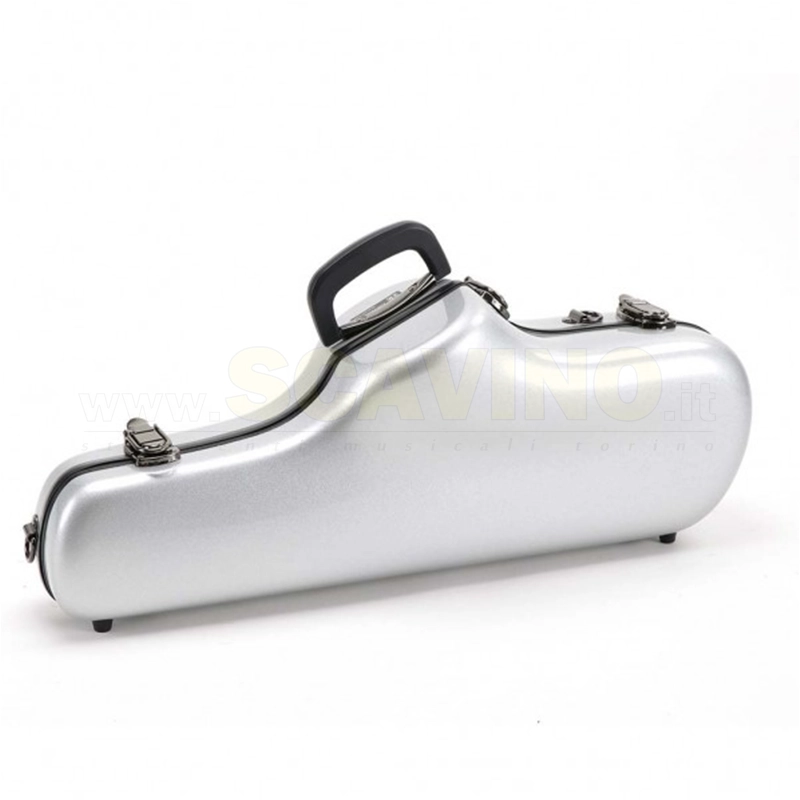 Eastman Shiny Case Astuccio in Fiberglass per Sax Alto Bianco