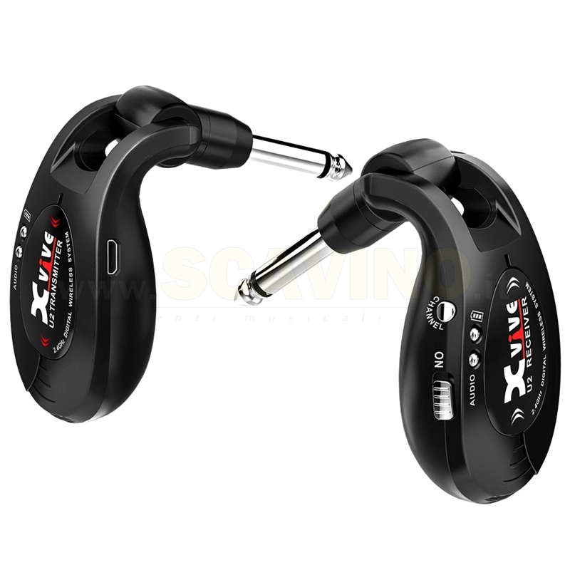 XVIVE U2 Black Kit Wireless per Chitarra e Basso