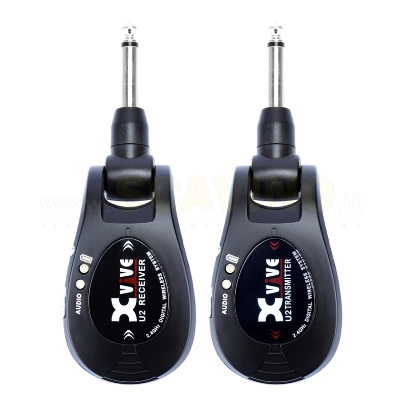 XVIVE U2 Black Kit Wireless per Chitarra e Basso