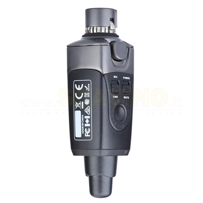 XVIVE U3 Kit Wireless 2.4GHz, Trasmettitore e Ricevitore Wireless Mic e Linea