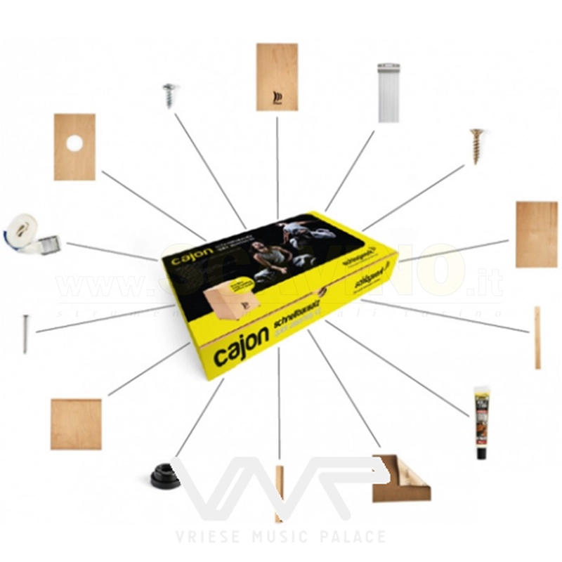 Schlagwerk CBA1S Cajon in Kit da montare