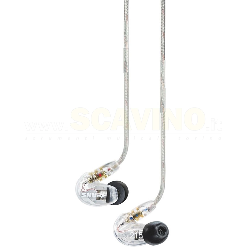 Shure SE215 CL Auricolari Trasparenti