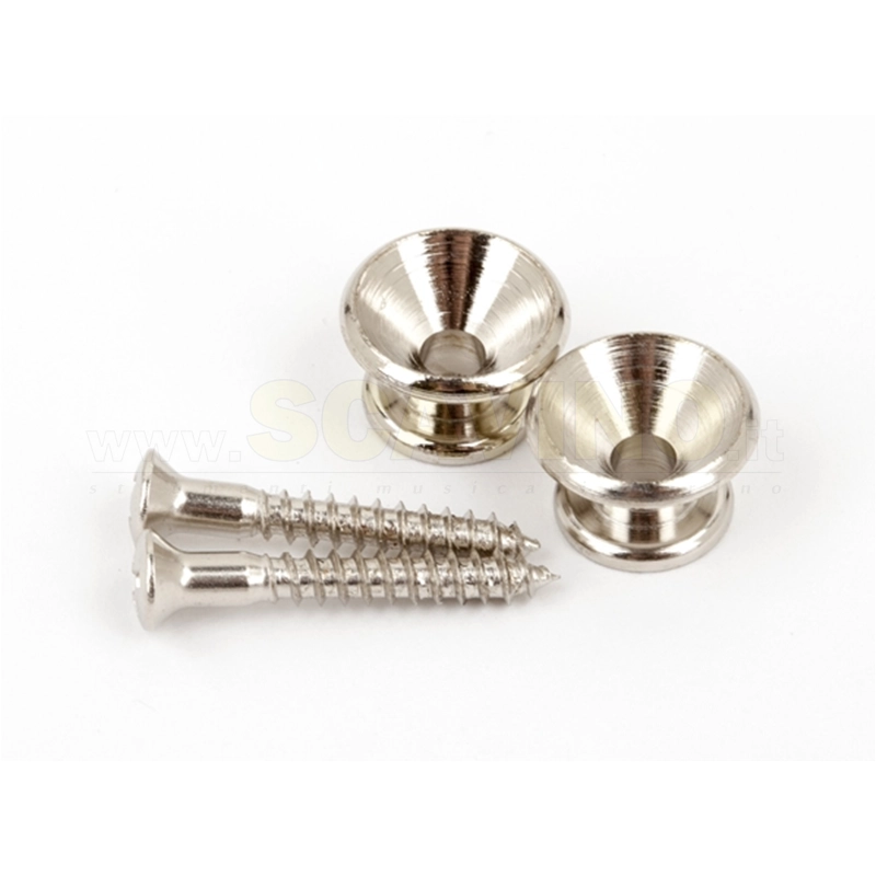 Fender Pure Vintage Strap Buttons, Nickel (2)
