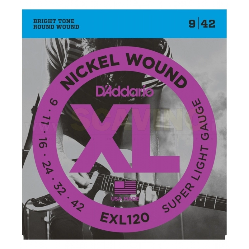 D'Addario EXL120 Corde per Chitarra Elettrica