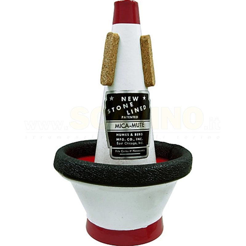 Humes & Berg 104 New Stone Lined Mic-A-Mute Sordina Cup per Tromba