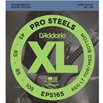 D'addario EPS165 4 CORDE PER BASSO STEEL, long scale