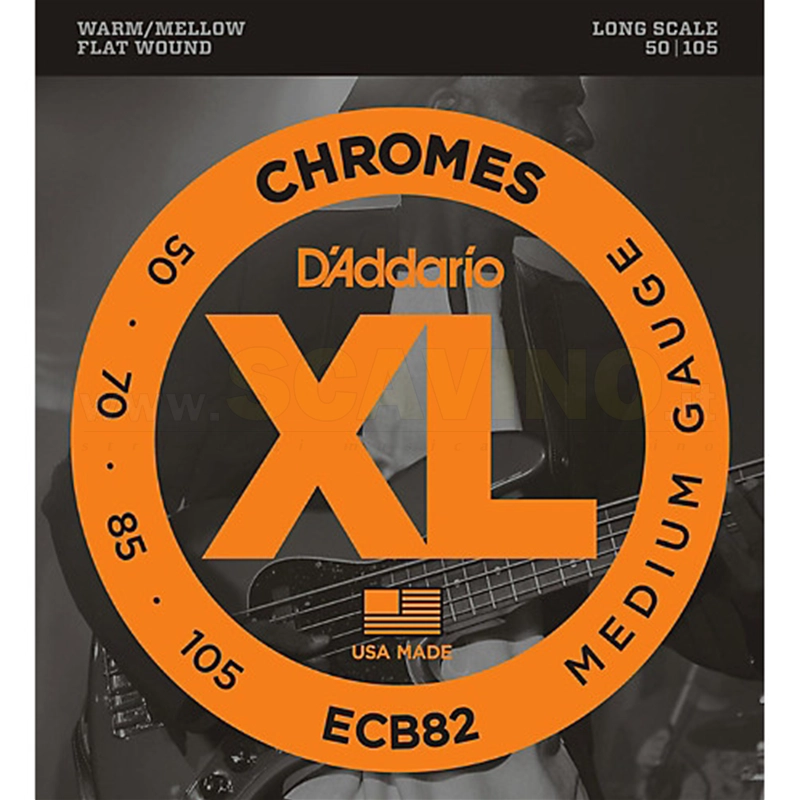 D'addario ECB82 Muta Corde per Basso Liscie