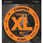 D'addario ECB82 Muta Corde per Basso Flat Long Scale