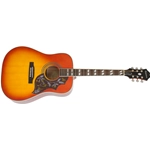 Epiphone Hummingbird Studio (Solid Top; Fishman Sonitone) Faded Cherry Sunburst