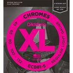 D'addario ECB81-5 Set Basso 5 corde Flat Chromes 45-132 Long Scale