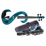 Stagg EVN 4/4 MBL Violino Elettrico a "S" Silent Azzurro