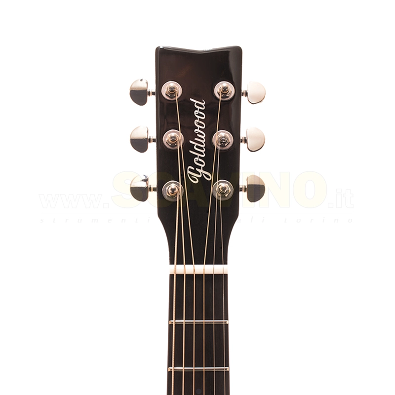 Goldwood Grand auditorium cutaway Eq Sunburst