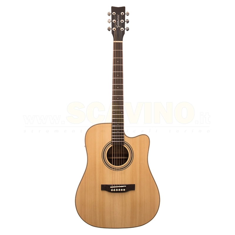 Goldwood Dreadnought cutaway Eq Natural