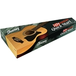 Ibanez VC50NJP NT kit completo di chitarra acustica ed accessori finitura Natural High Gloss