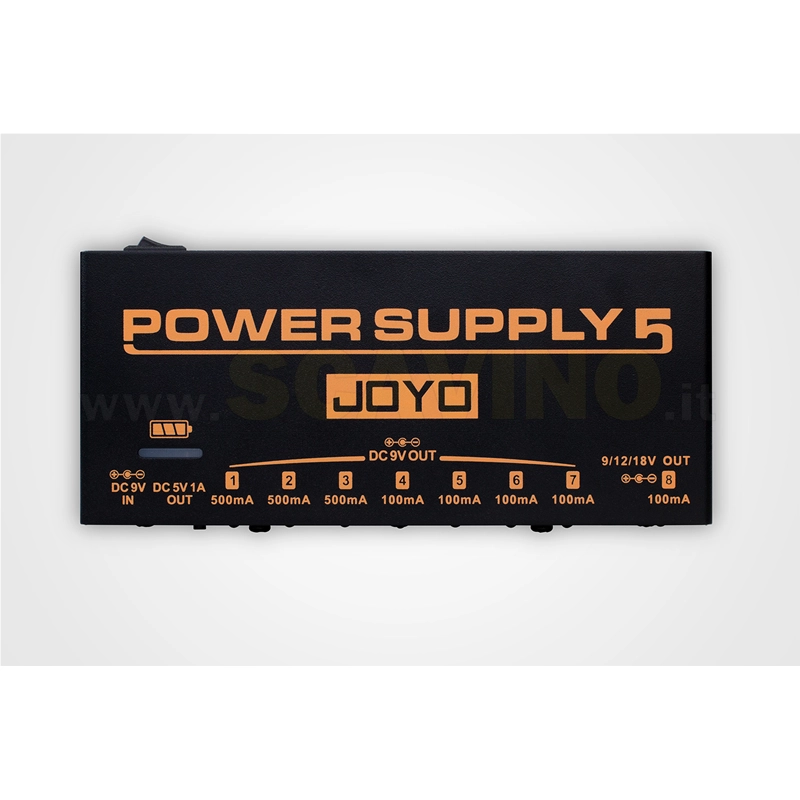 JOYO JP-05 Alimentatore Multiplo 9-12-18 Volt con USB