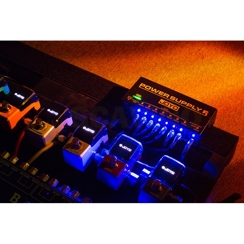 Joyo JP05 Alimentatore Multiplo 9-12-18 Volt con USB