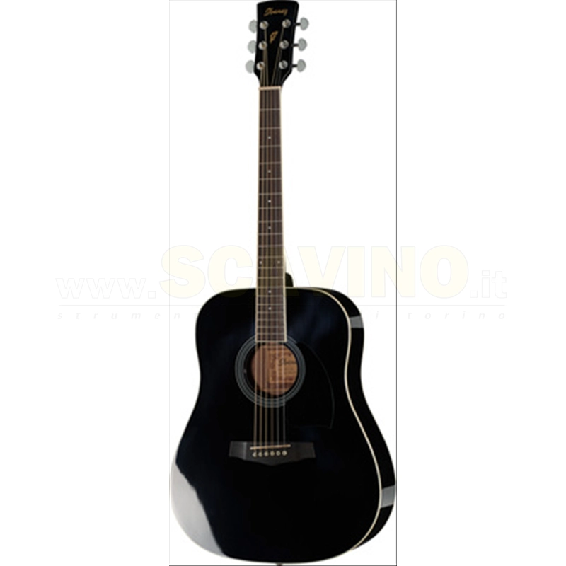 Ibanez PF15 BK Chitarra acustica finitura Black High Gloss