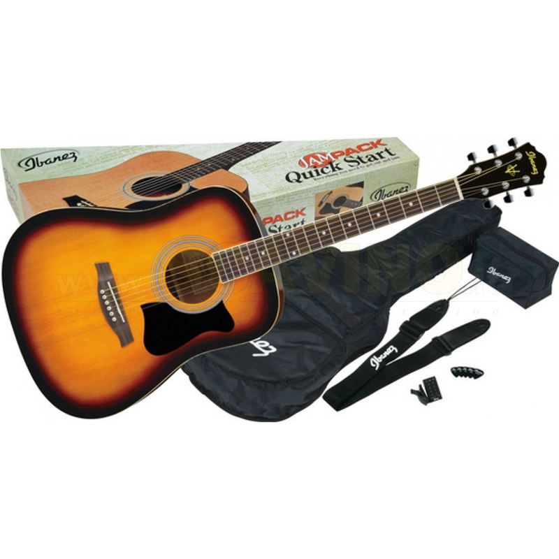 Ibanez V50NJP VS Jam Pack kit finitura Vintage Sunburst kit