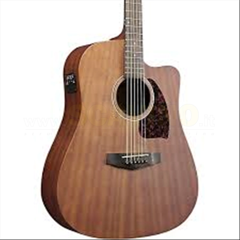 Ibanez PF12MHCE OPN Chitarra acustica elettrificata Open Pore finitura Natural spalla mancante