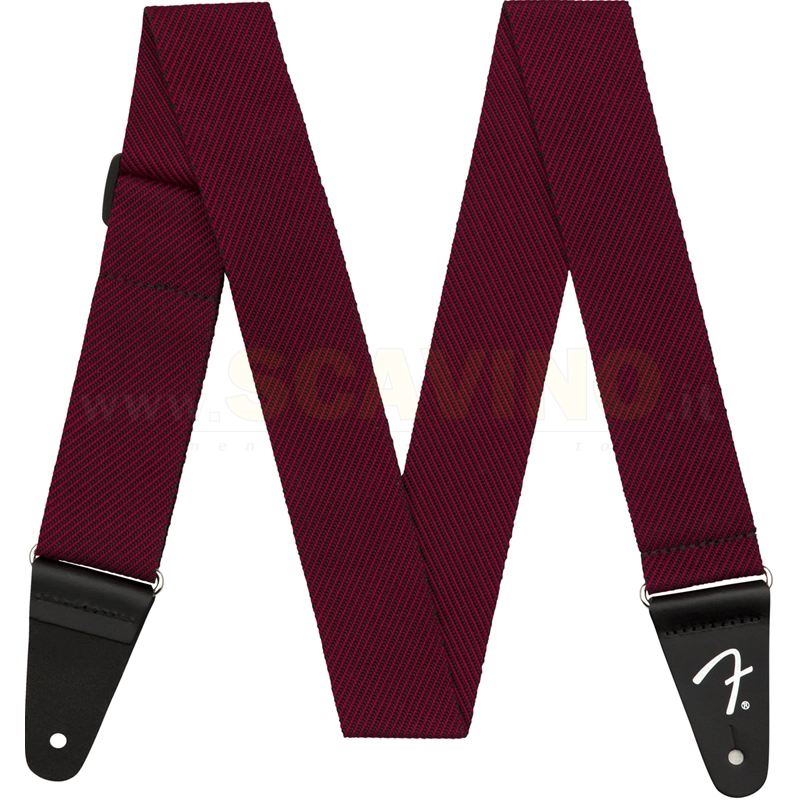 Fender Modern Tweed Strap, Black/Red 2" Tracolla 0991445406