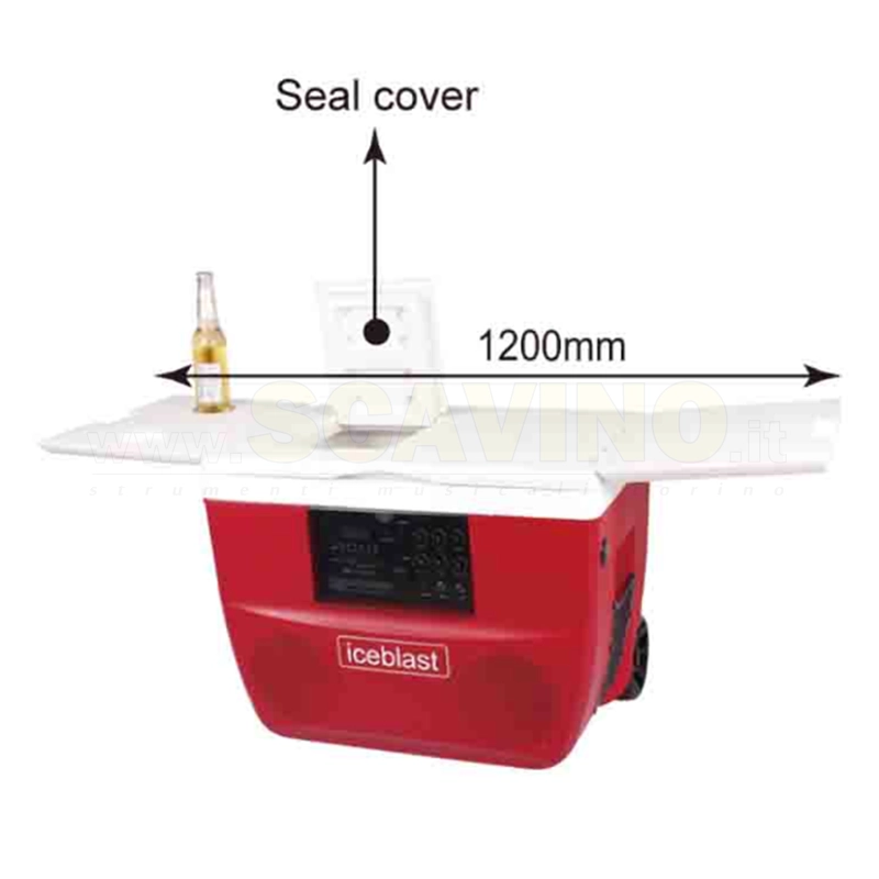 MPAudio M5 Cassa Attiva a Batteria - Trolley da picnic