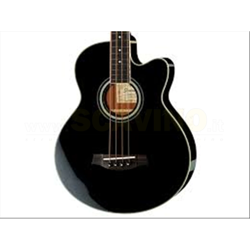 Ibanez AEB8E-BK - Basso Acustico Black