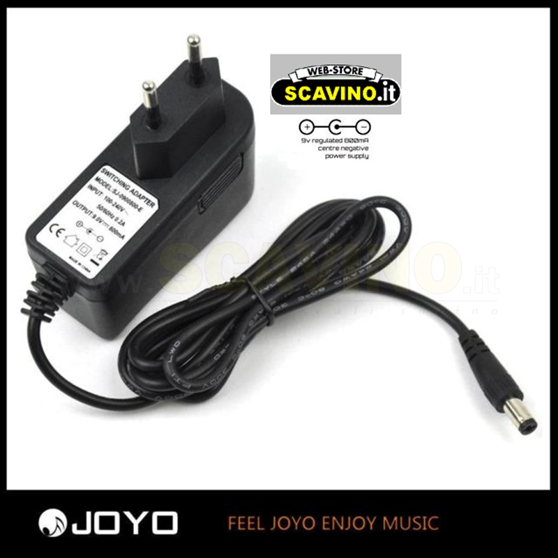 Joyo 9V800MA Alimentatore per Effetti a Pedale per Chitarra