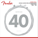 Fender 7250L .040-.100 Corde Bass Strings, Nickel Plated Steel, Long Scale