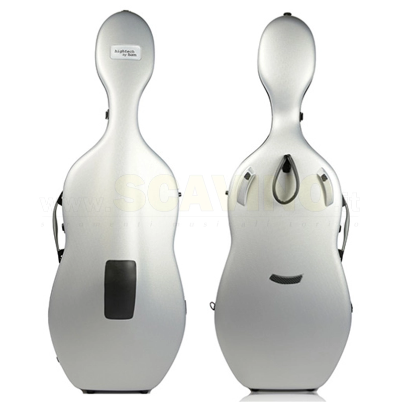 BAM 1002XLS Silver Astuccio per violoncello HIGHTECH "Adjustable" 4.4 SILVER