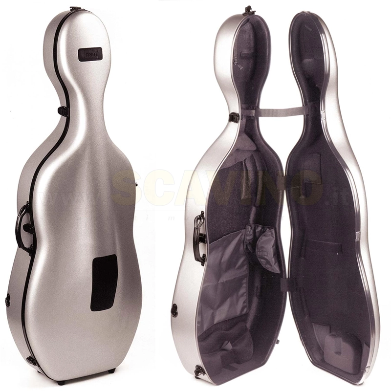BAM 1002XLS Silver Astuccio per violoncello HIGHTECH "Adjustable" 4.4 SILVER